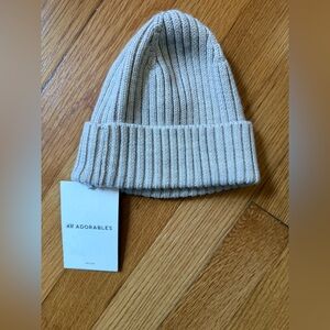 H&M Beige Wool Knit Hat